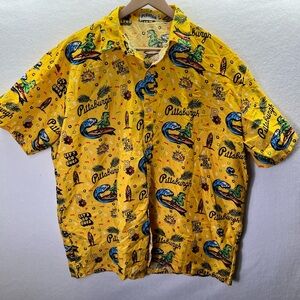 Pittsburgh Pirates Hawaiian Lua Shirt Men’s XL Parrot MLB Baseball Giveaway 2542